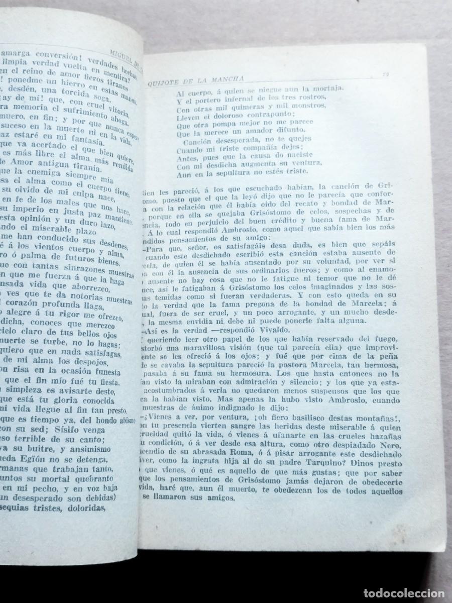 Libros de segunda mano: Don Quijote de la Mancha colecci&oacute;n austral - Foto 6