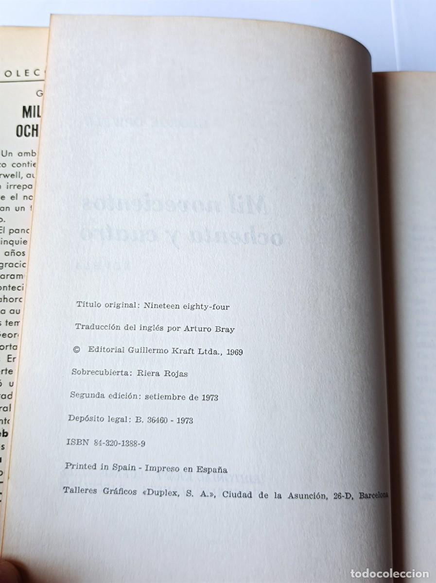 Libros de segunda mano: LIBRO 1984 GEORGE ORWELL EDITORIAL KRAFT PLANETA - Foto 12