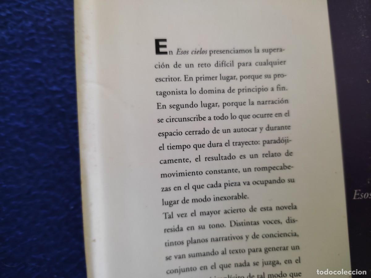 Libros de segunda mano: ESOS CIELOS Bernardo Atxaga Ediciones B,S.A. 1996 - Foto 6
