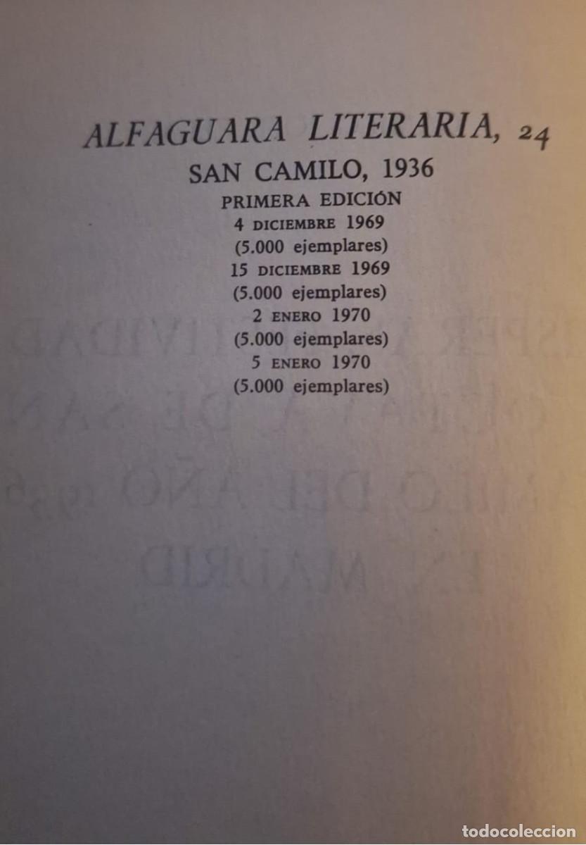 Libros de segunda mano: Cela - San Camilo, 1936 - Foto 2