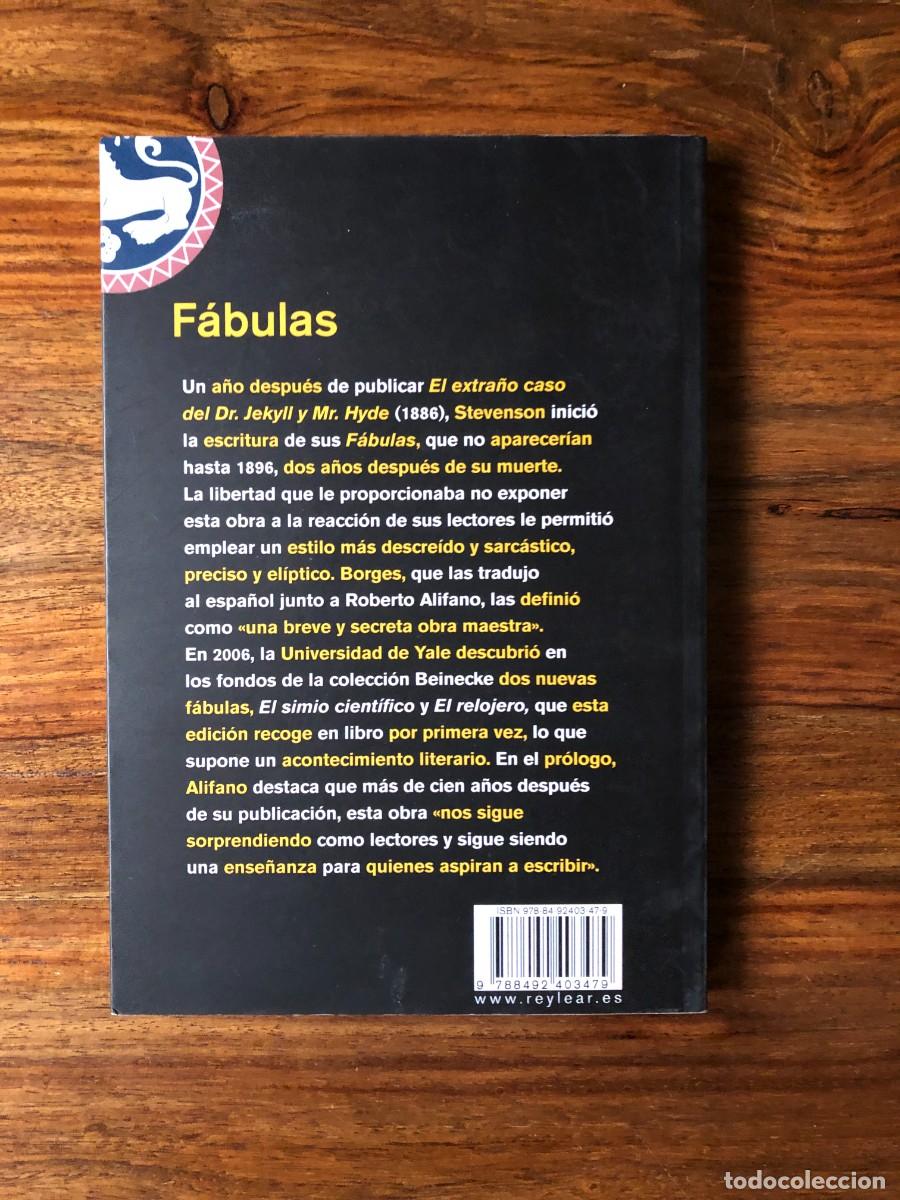 Libros de segunda mano: F&aacute;bulas. Robert Louis Stevenson . Editorial Rey Lear - Foto 2