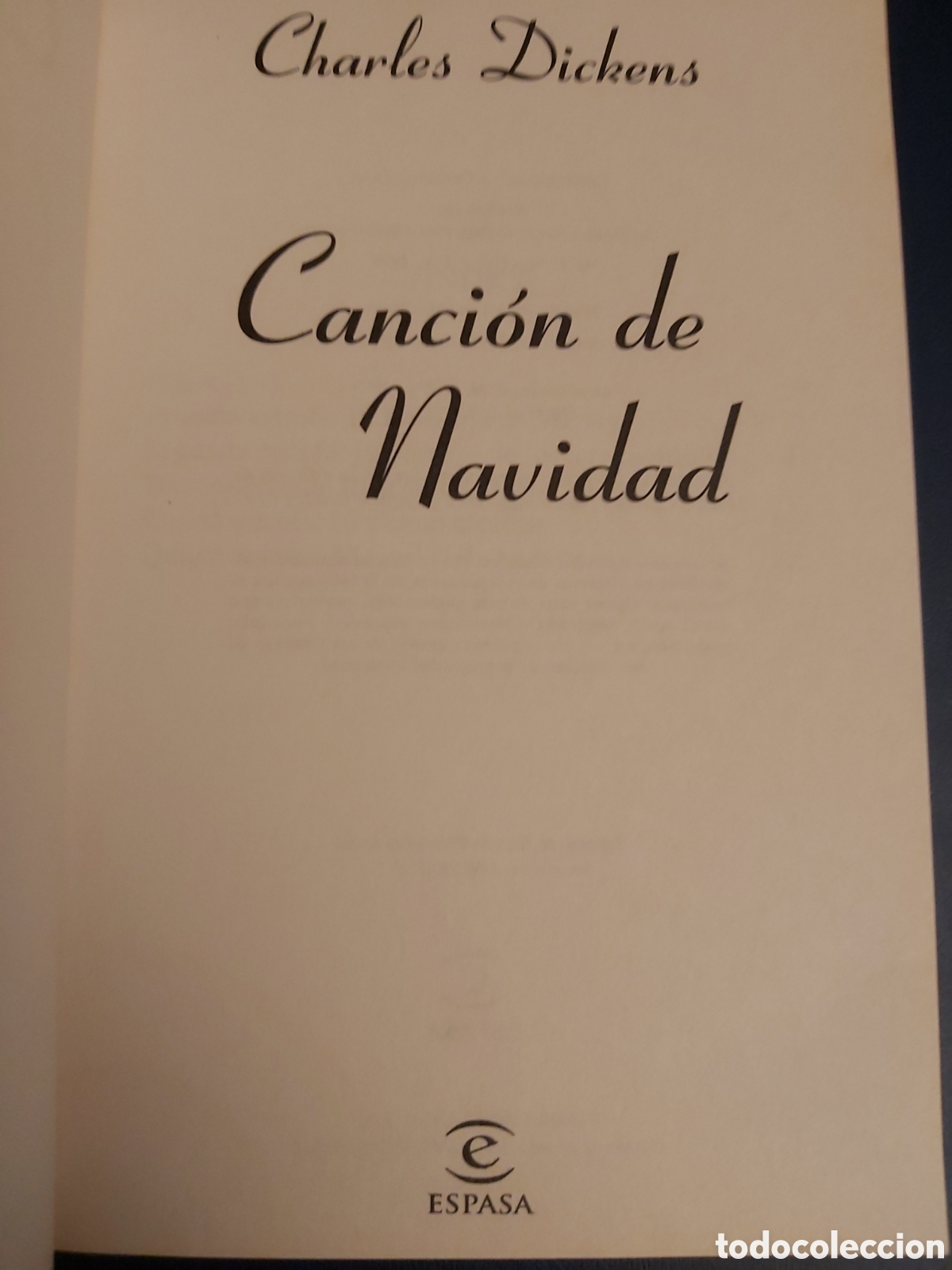 Libros de segunda mano: QUELA LIBRO. CANCI&Oacute;N DE NAVIDAD CHARLES DICKENS ESPASA 1999 - Foto 3