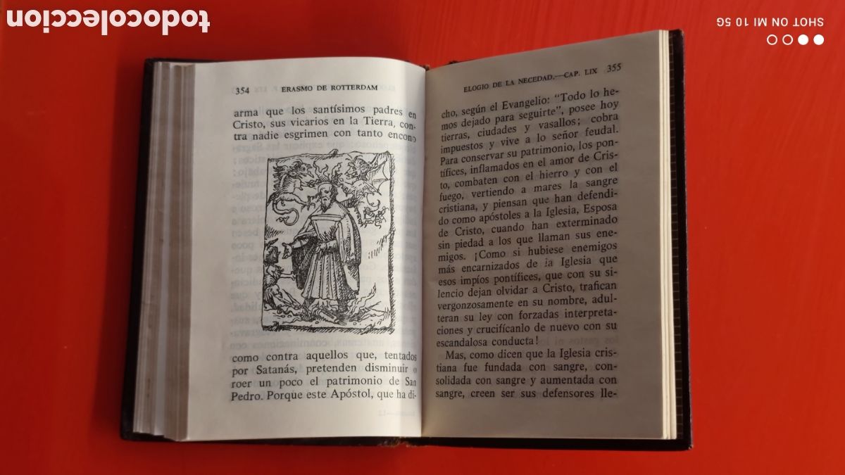 Libros de segunda mano: &rdquo;ELOGIO DE LA LOCURA&rdquo; DE ERASMO DE ROTTERDAM - Foto 7