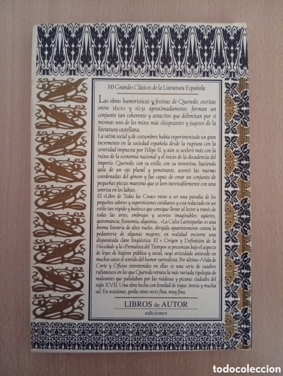 Libros de segunda mano: LIBRO DE TODAS LAS COSAS. Francisco de Quevedo - Foto 2