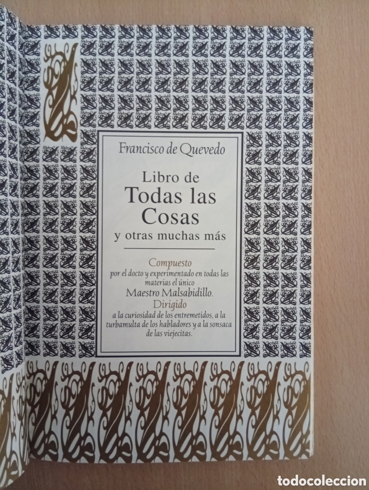 Libros de segunda mano: LIBRO DE TODAS LAS COSAS. Francisco de Quevedo - Foto 9