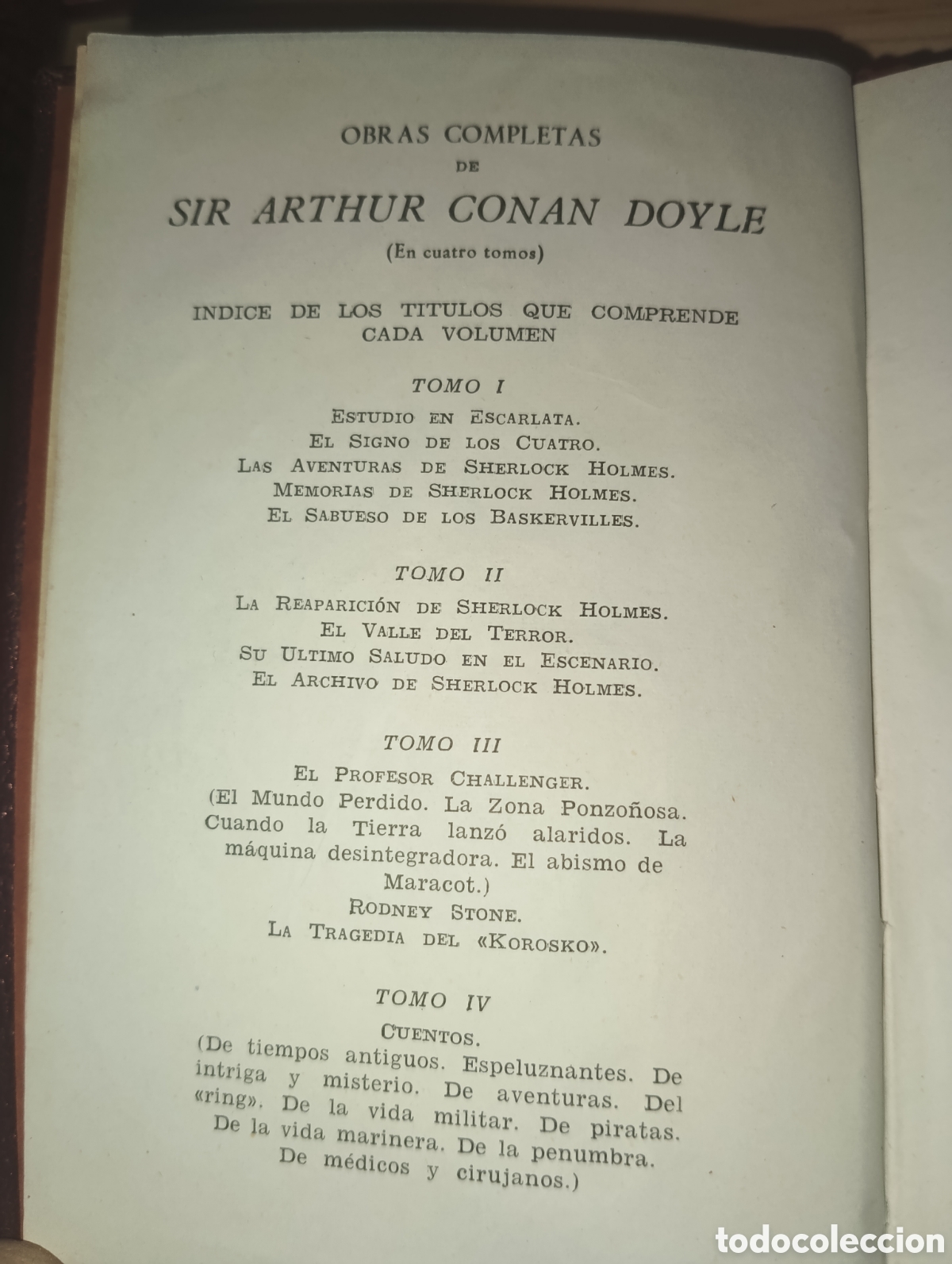 Libros de segunda mano: Arthur Conan Doyle - Obras completas -Aguilar colecci&oacute;n Joya - Foto 8