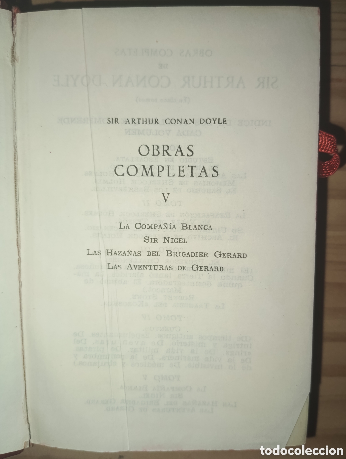 Libros de segunda mano: Arthur Conan Doyle - Obras completas -Aguilar colecci&oacute;n Joya - Foto 13