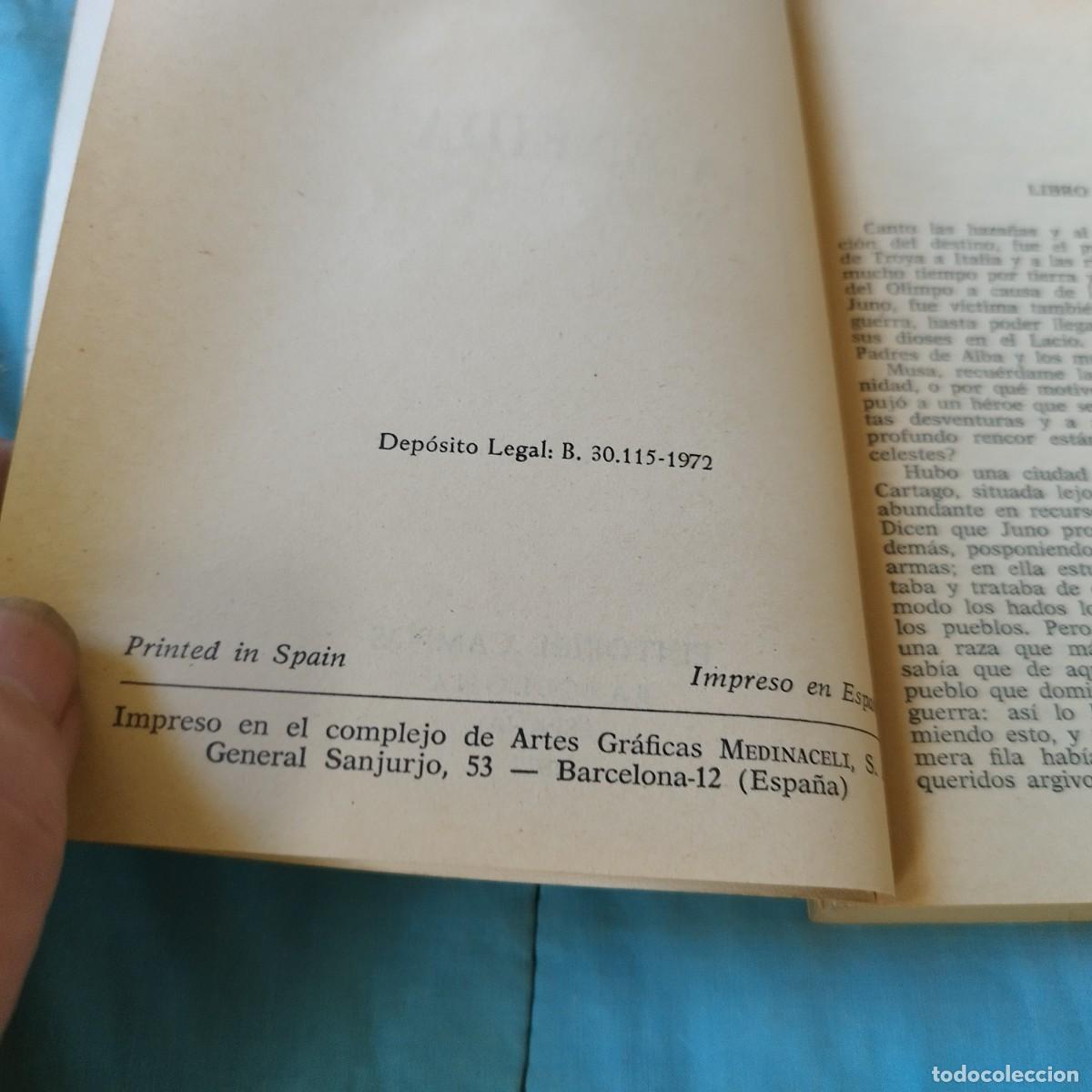 Libros de segunda mano: LA ENEIDA / VIRGILIO / GV 62 / CAMPOS - Foto 7