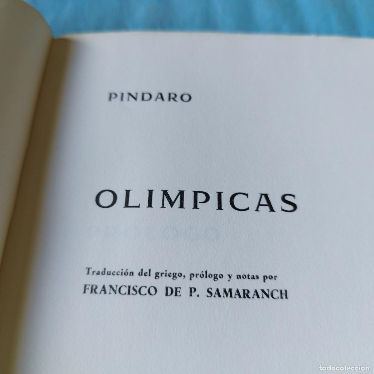 Libros de segunda mano: OLIMPICAS / PINDARO / GV 63 / AGUILAR - Foto 5