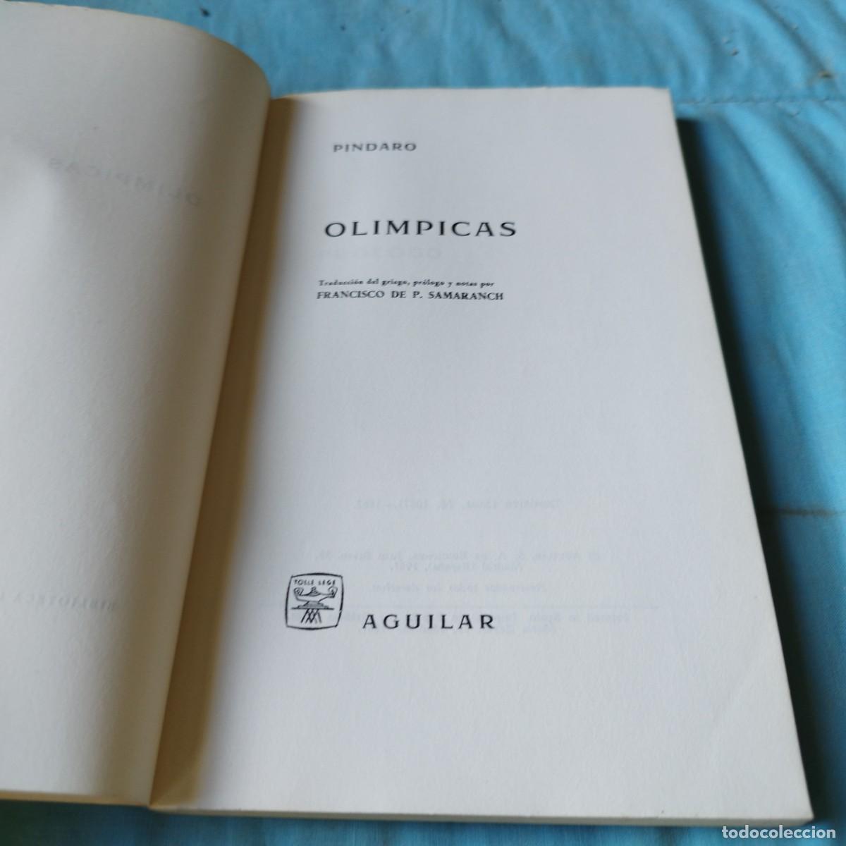 Libros de segunda mano: OLIMPICAS / PINDARO / GV 63 / AGUILAR - Foto 6
