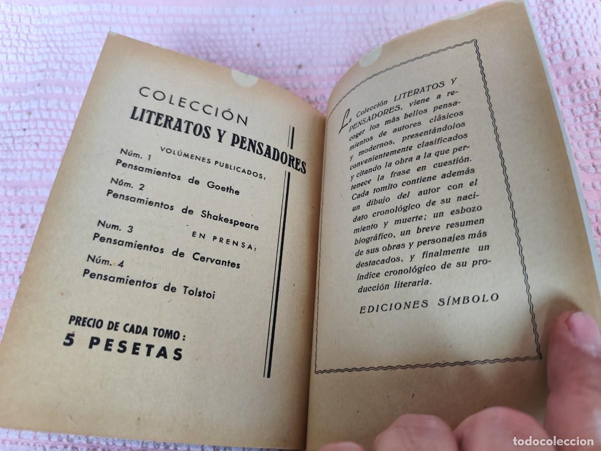 Libros de segunda mano: PENSAMIENTOS / SHAKESPEARE / GV 41 / SIMBOLO - Foto 8