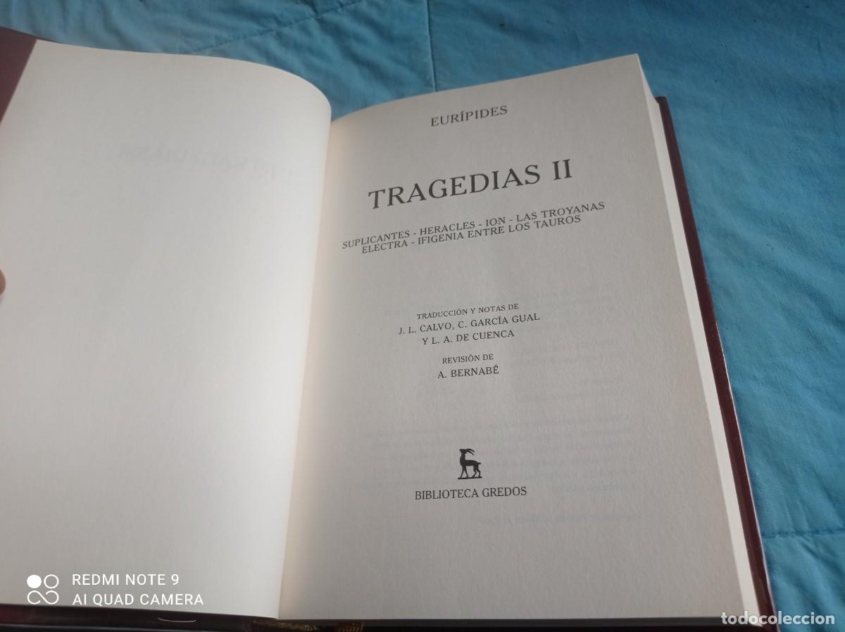 Libros de segunda mano: TRAGEDIAS II / EURIPIDES / GV 58 / FORRADO CON CELO / GREDOS - Foto 7