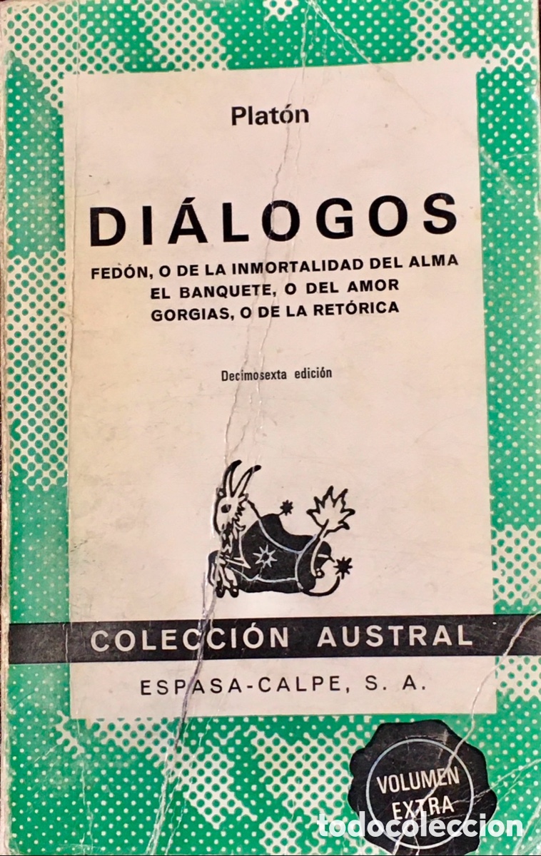 Libros de segunda mano: Libro. Plat&oacute;n. &ldquo;Di&aacute;logos&rdquo;. 1972. - Foto 1