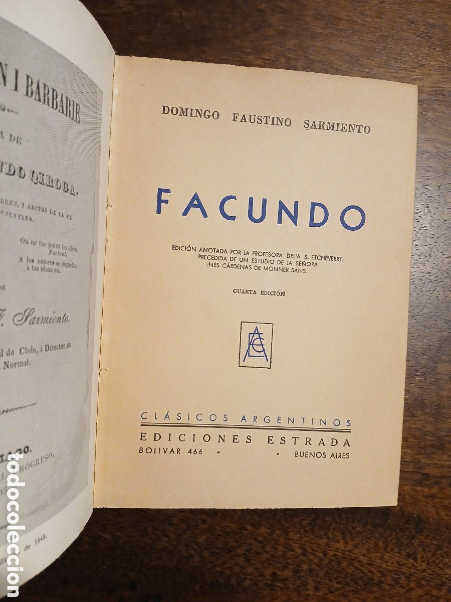 Libros de segunda mano: Facundo, Domingo Sarmiento - Foto 2