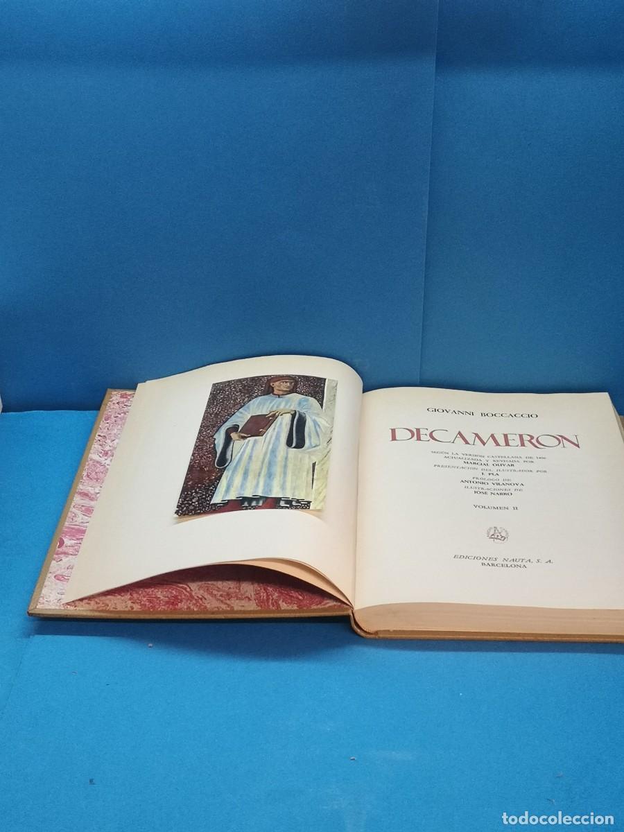 Libros de segunda mano: GIOVANNI BOCCACCIO.-DECAMERON. EDICIONES NAUTA 1966 2 VOL. OBRA COMPLETA - Foto 3