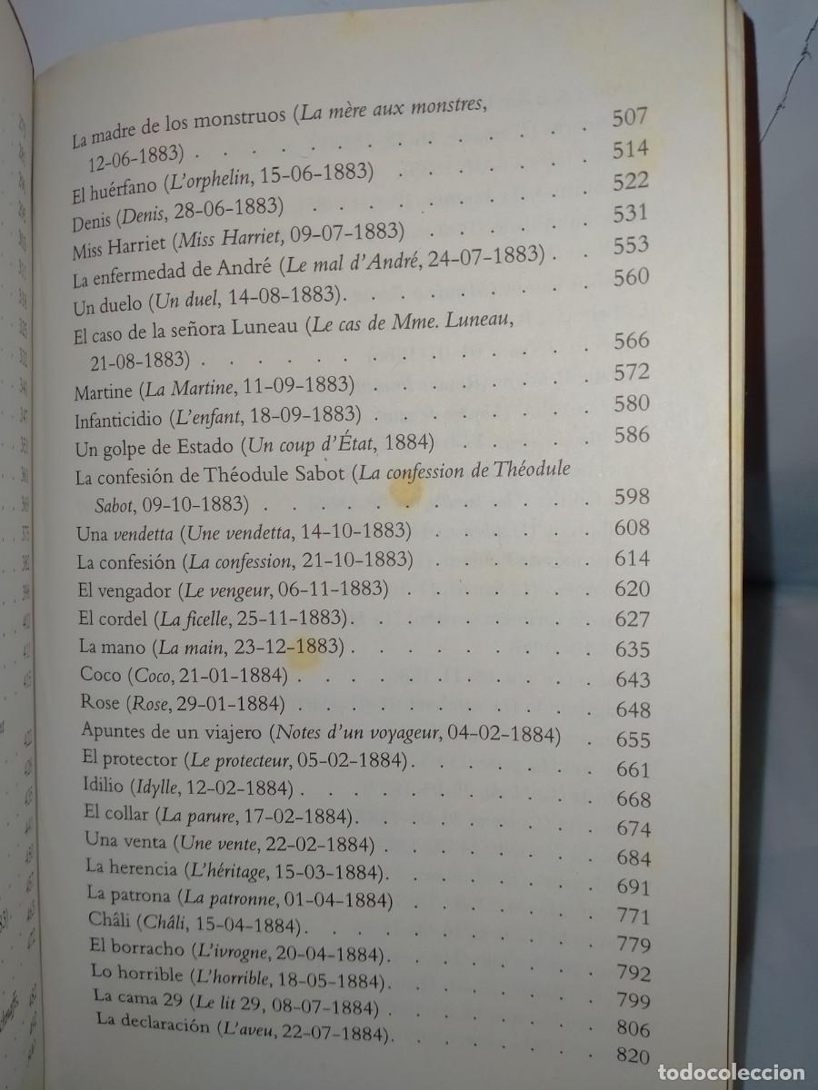 Libros de segunda mano: GUY DE MAUPASSANT. CUENTOS ESENCIALES .DEBOLSILLO - Foto 4