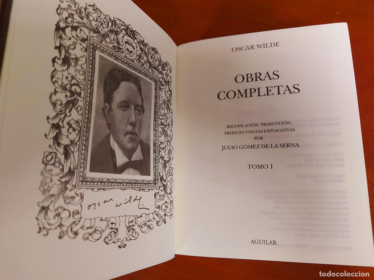 Libros de segunda mano: Wilde Obras completas. 2 tomos (completa). Aguilar - Foto 8