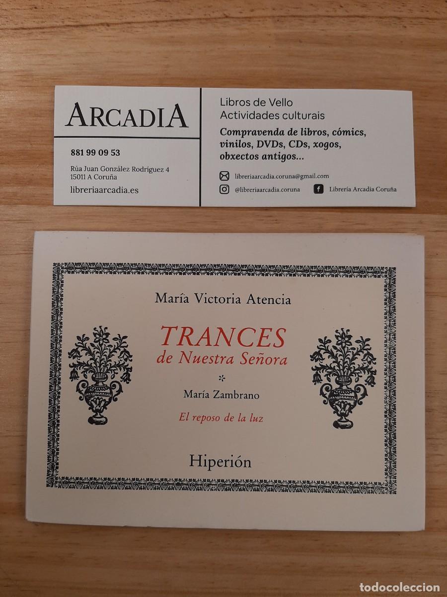 Libros de segunda mano: Mar&iacute;a Victoria Atencia-Trances de Nuestra Se&ntilde;ora, Mar&iacute;a Zambrano, El esposo de la luz-Hiperi&oacute;n