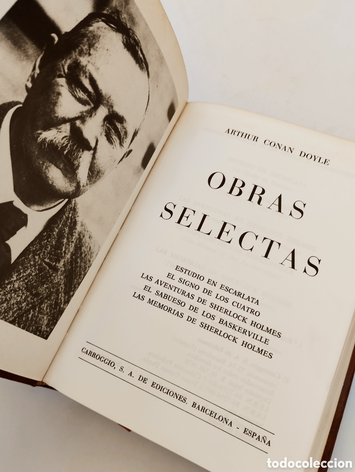 Libros de segunda mano: CONAN DOYLE, Arthur - Obras Selectas - Ed. Carroggio. Barcelona, 1978 - Foto 3