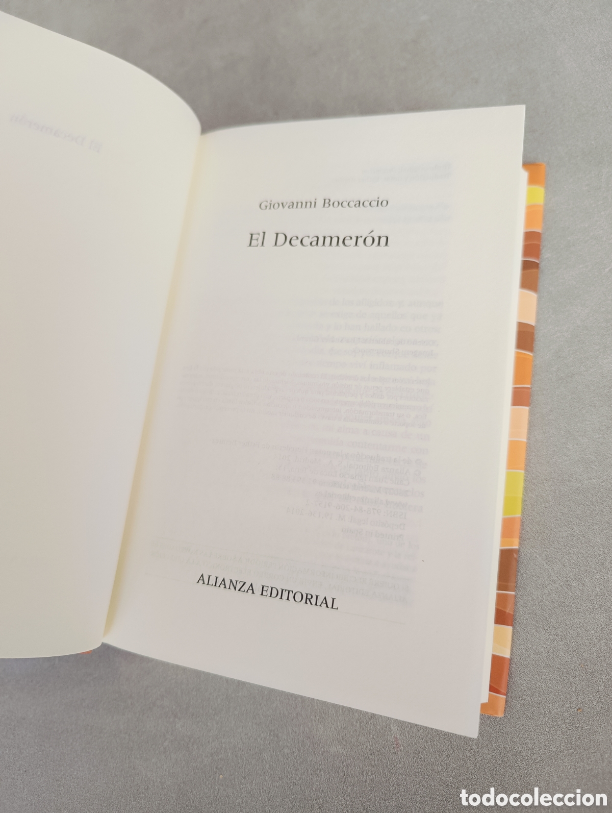 Libros de segunda mano: El Decamer&oacute;n. Giovanni Boccaccio. Alianza - Foto 5