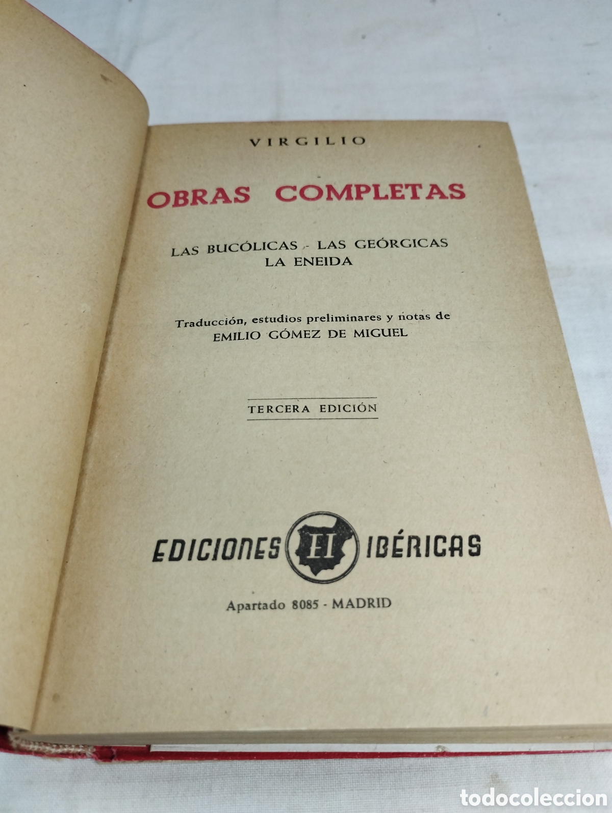Libros de segunda mano: Obras completas. Virgilio. - Foto 2