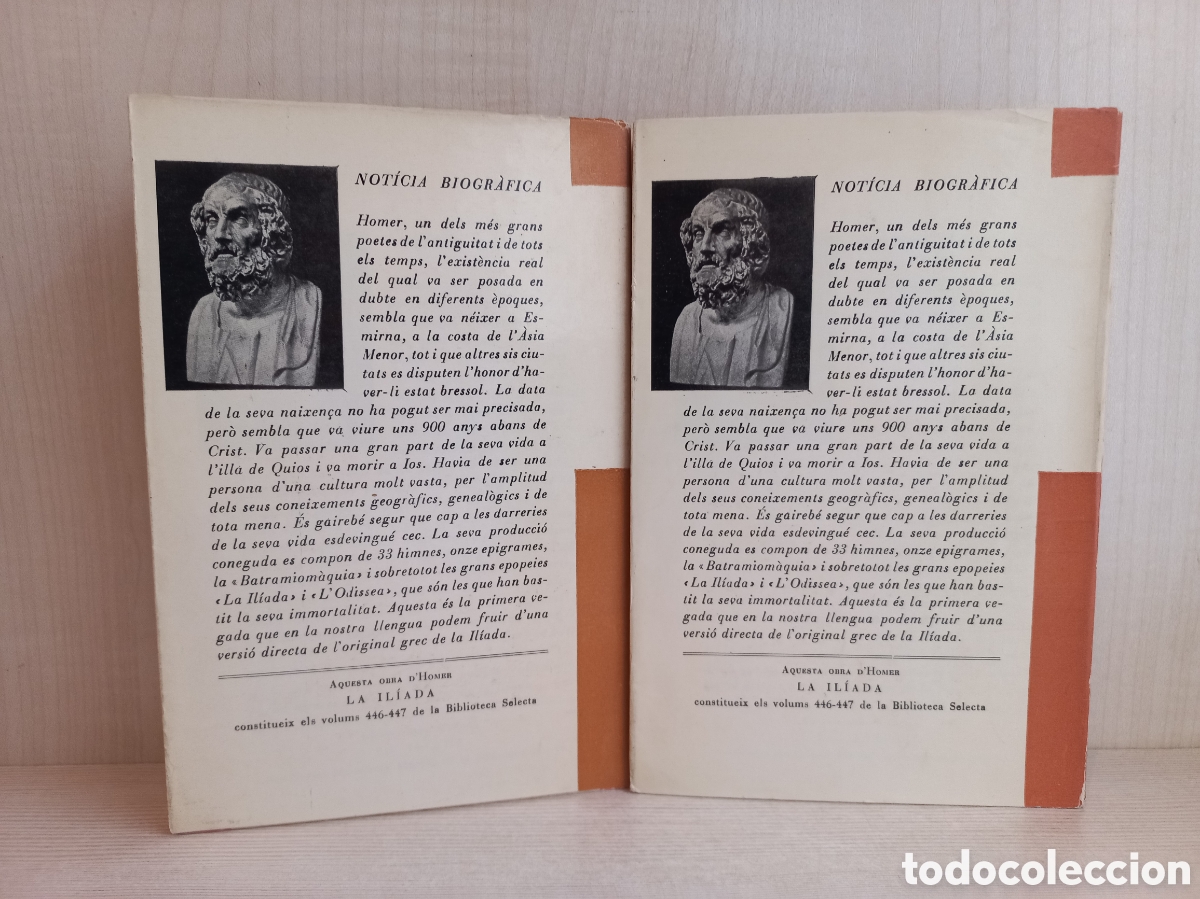 Libros de segunda mano: La &Iacute;liada. Homer. Selecta, primera edici&oacute;n, 1971. Catal&aacute;n. - Foto 3