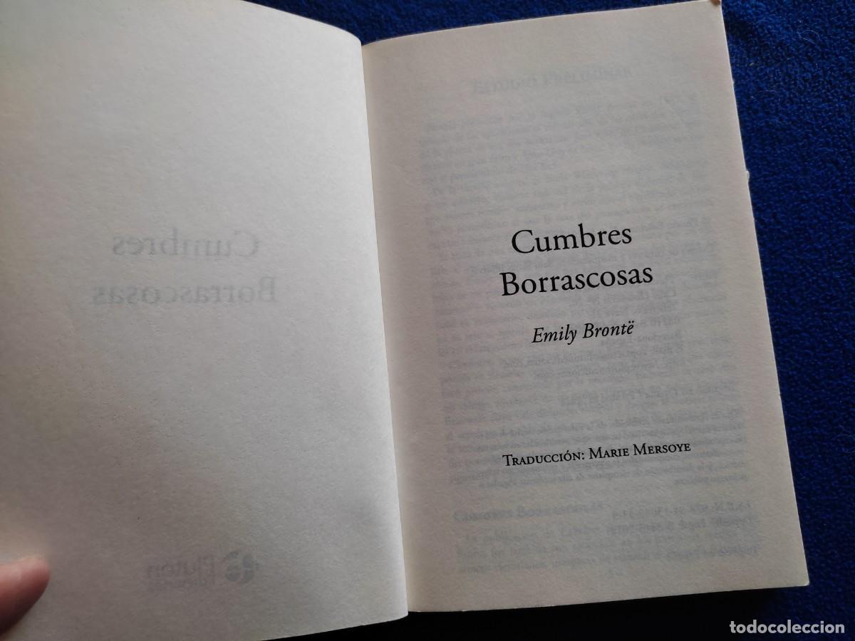Libros de segunda mano: CUMBRES BORRASCOSAS Emily Bront&euml; Plut&oacute;n Ediciones 2012 - Foto 6