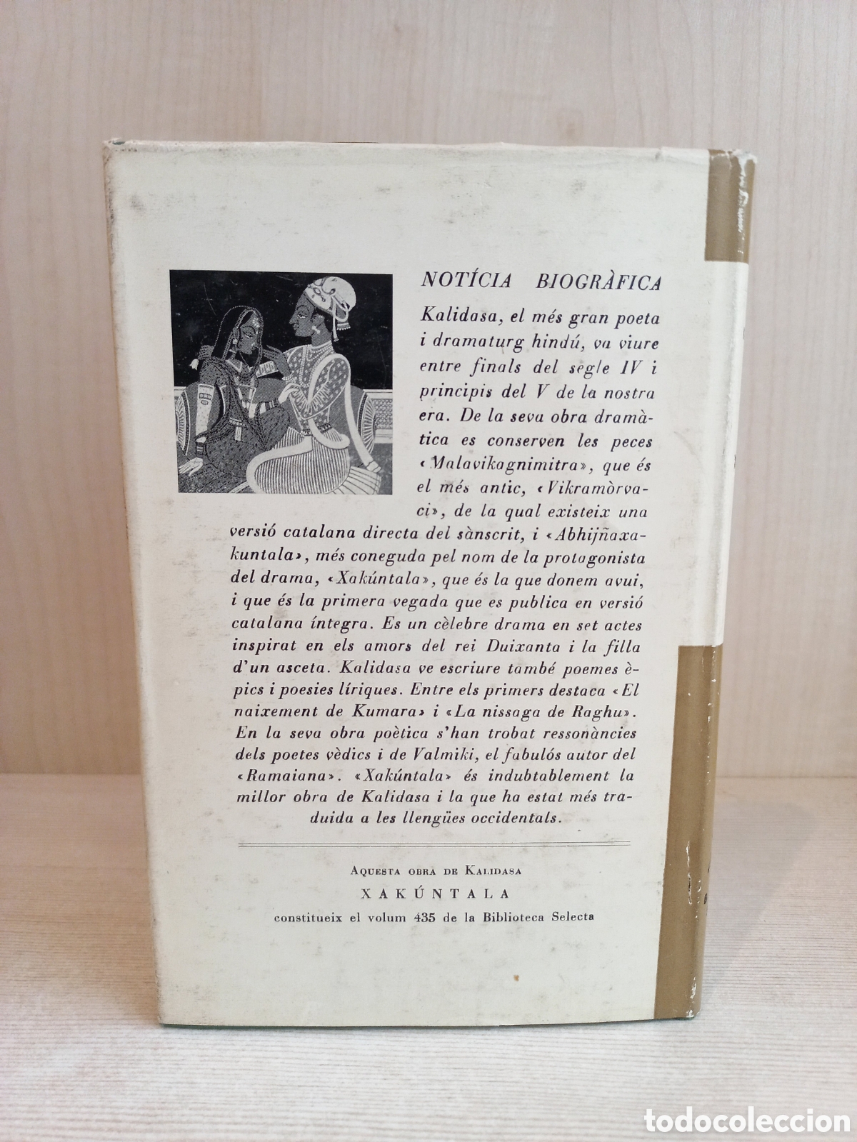 Libros de segunda mano: Xakuntala. Kalidasa. Selecta, primera edici&oacute;n, 1970. Catal&aacute;n. - Foto 3