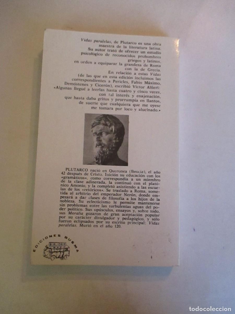 Libros de segunda mano: PLUTARCO Vidas paralelas W32251 - Foto 2