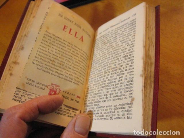 Libros de segunda mano: Ella, RIDER HAGGARD, Henry, CRISOL BOLSA 376 - Foto 7