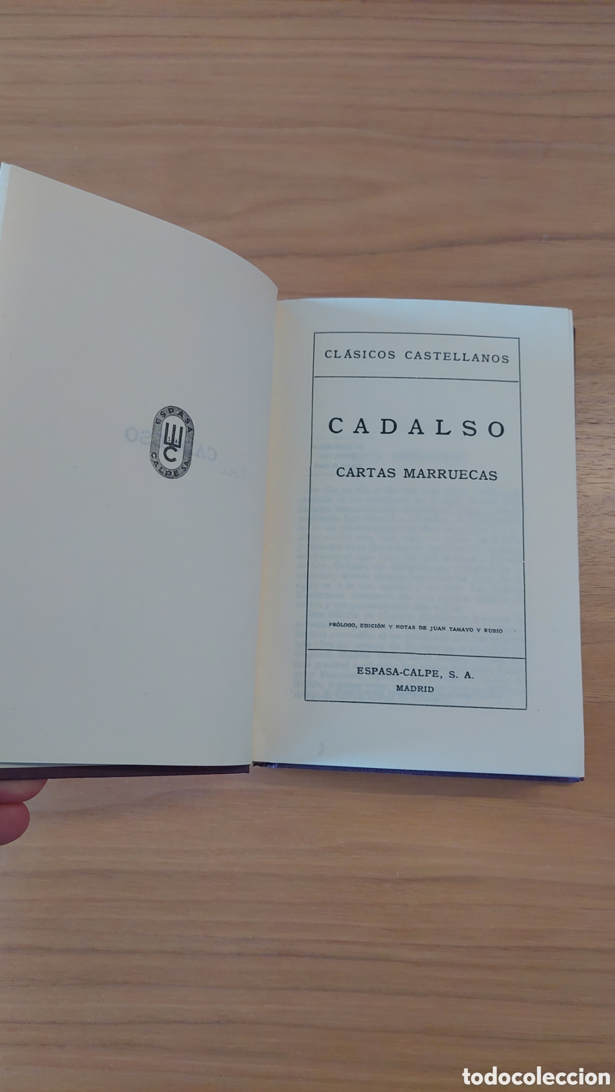 Libros de segunda mano: Cartas Marruecas - Jos&eacute; Cadalso - Foto 3