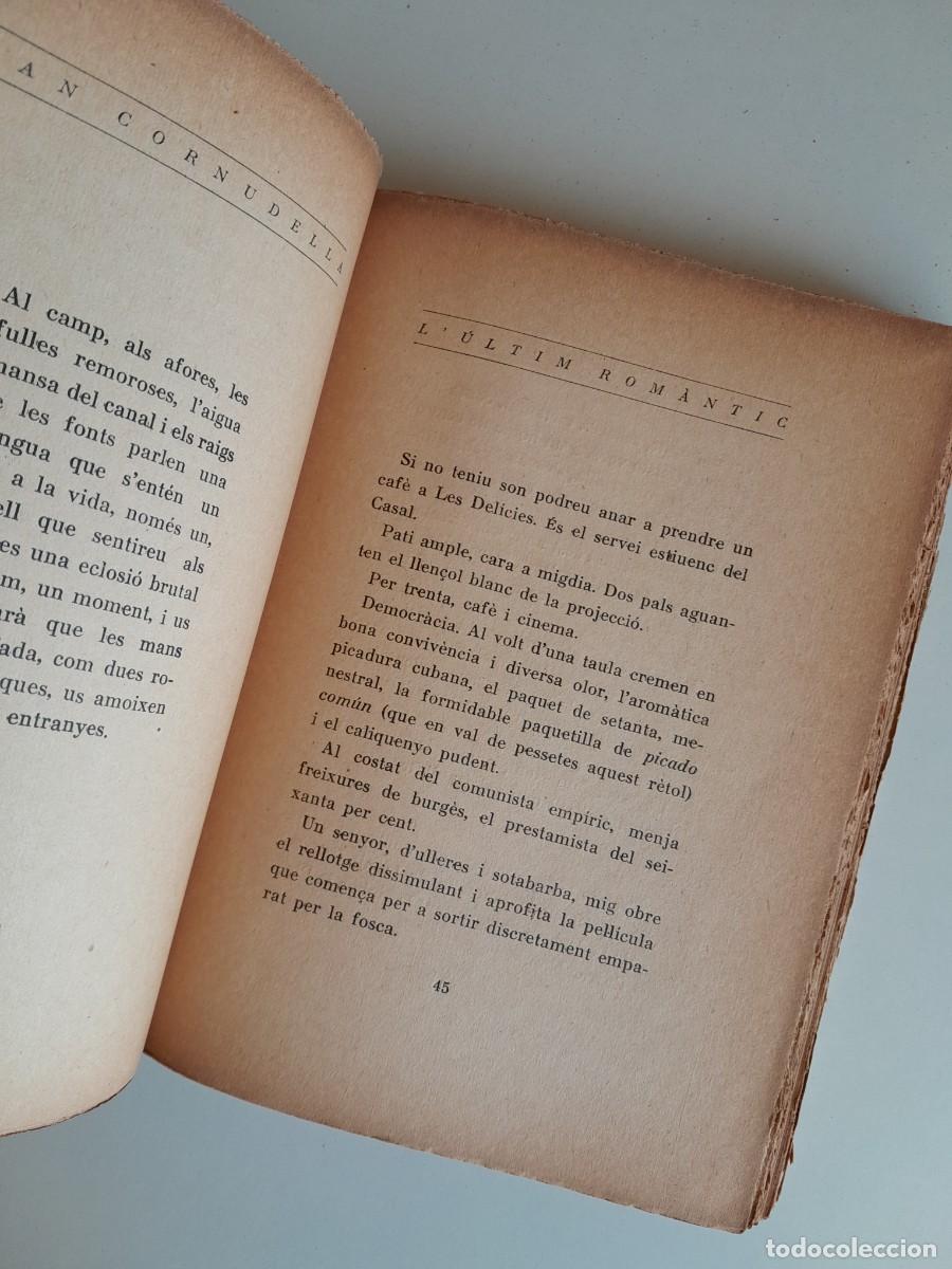 Libros de segunda mano: L&Uacute;LTIM ROM&Agrave;NTIC - JOAN CORNUDELLA (AVANT, 1937) - Foto 6