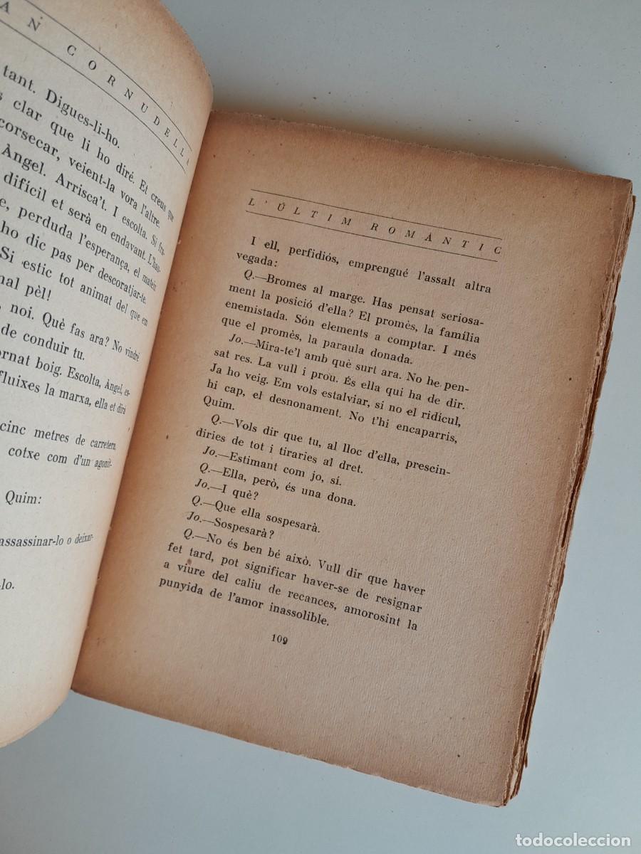 Libros de segunda mano: L&Uacute;LTIM ROM&Agrave;NTIC - JOAN CORNUDELLA (AVANT, 1937) - Foto 7