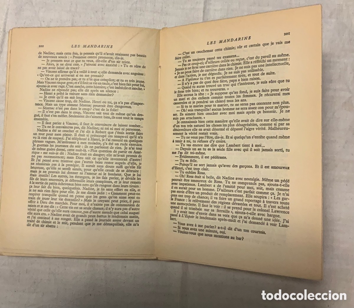 Libros de segunda mano: Les Mandarins. Simone de Beauvoir ( franc&eacute;s) - Foto 4