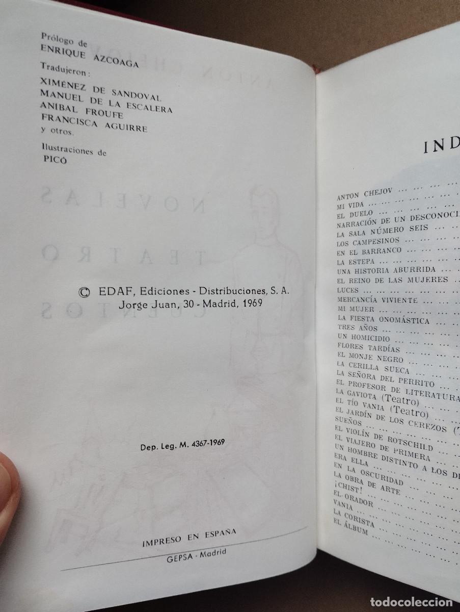 Libros de segunda mano: OBRAS INMORTALES CHEJOV. EDAF A&Ntilde;O 1969 - Foto 4