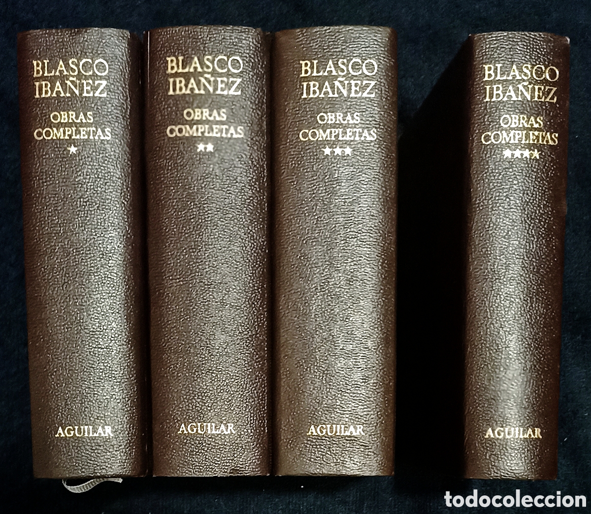 Libros de segunda mano: Blasco Ib&aacute;&ntilde;ez. Obras Completas. Aguilar. 4 Tomos. - Foto 1
