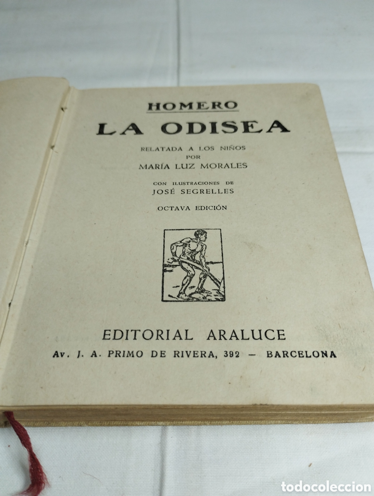 Libros de segunda mano: La Odisea. Colecci&oacute;n Araluce, 1955 - Foto 2