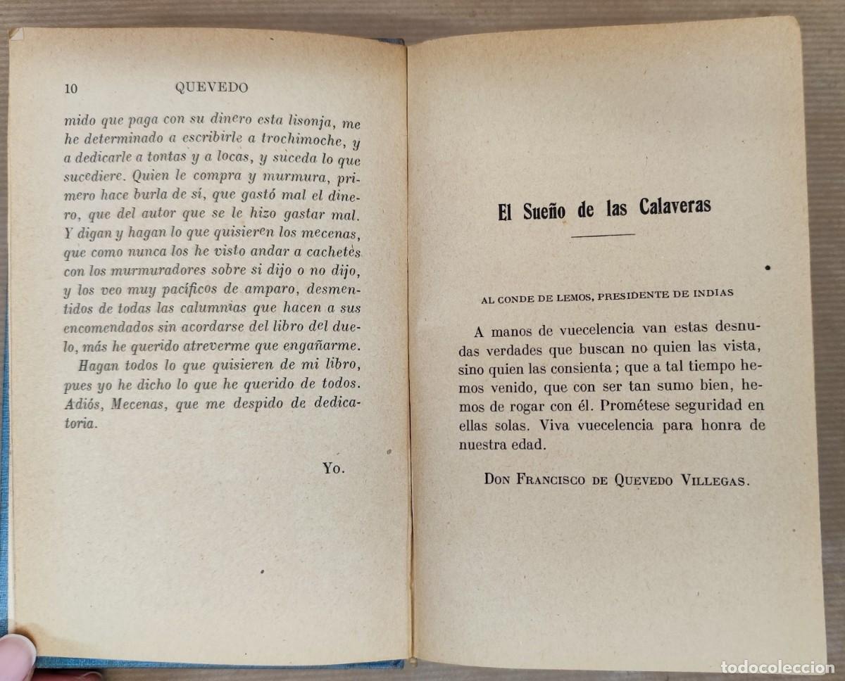 Libros de segunda mano: LIBRO DE QUEVEDO, LOS SUE&Ntilde;OS - Foto 6