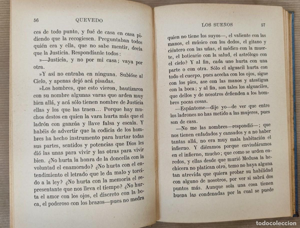 Libros de segunda mano: LIBRO DE QUEVEDO, LOS SUE&Ntilde;OS - Foto 7