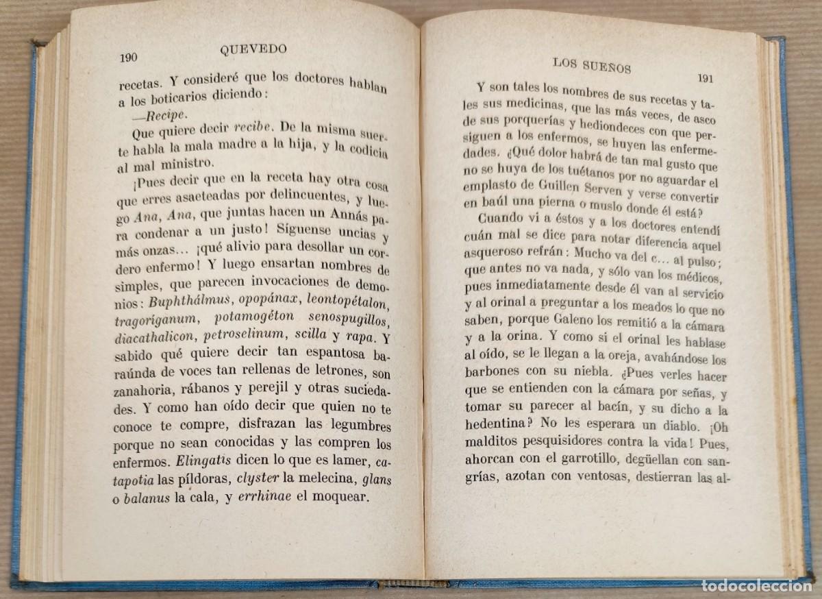 Libros de segunda mano: LIBRO DE QUEVEDO, LOS SUE&Ntilde;OS - Foto 11