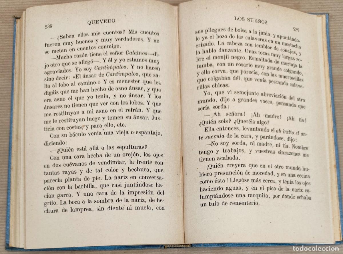 Libros de segunda mano: LIBRO DE QUEVEDO, LOS SUE&Ntilde;OS - Foto 12