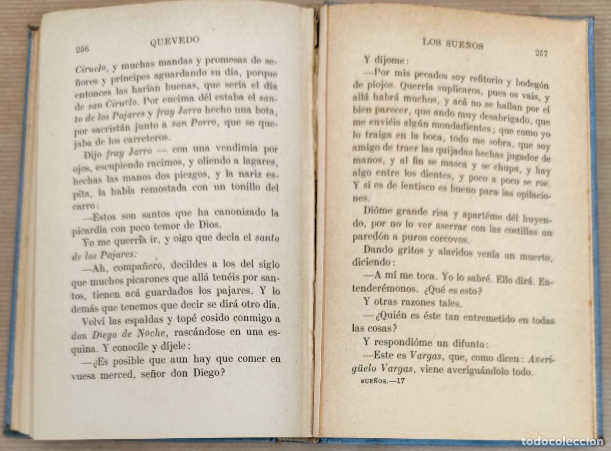 Libros de segunda mano: LIBRO DE QUEVEDO, LOS SUE&Ntilde;OS - Foto 13