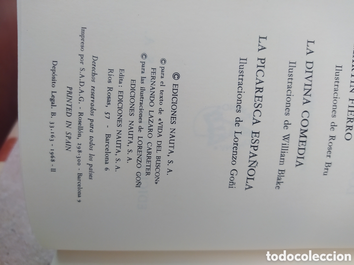 Libros de segunda mano: La picaresca espa&ntilde;ola - 1968 - Foto 5