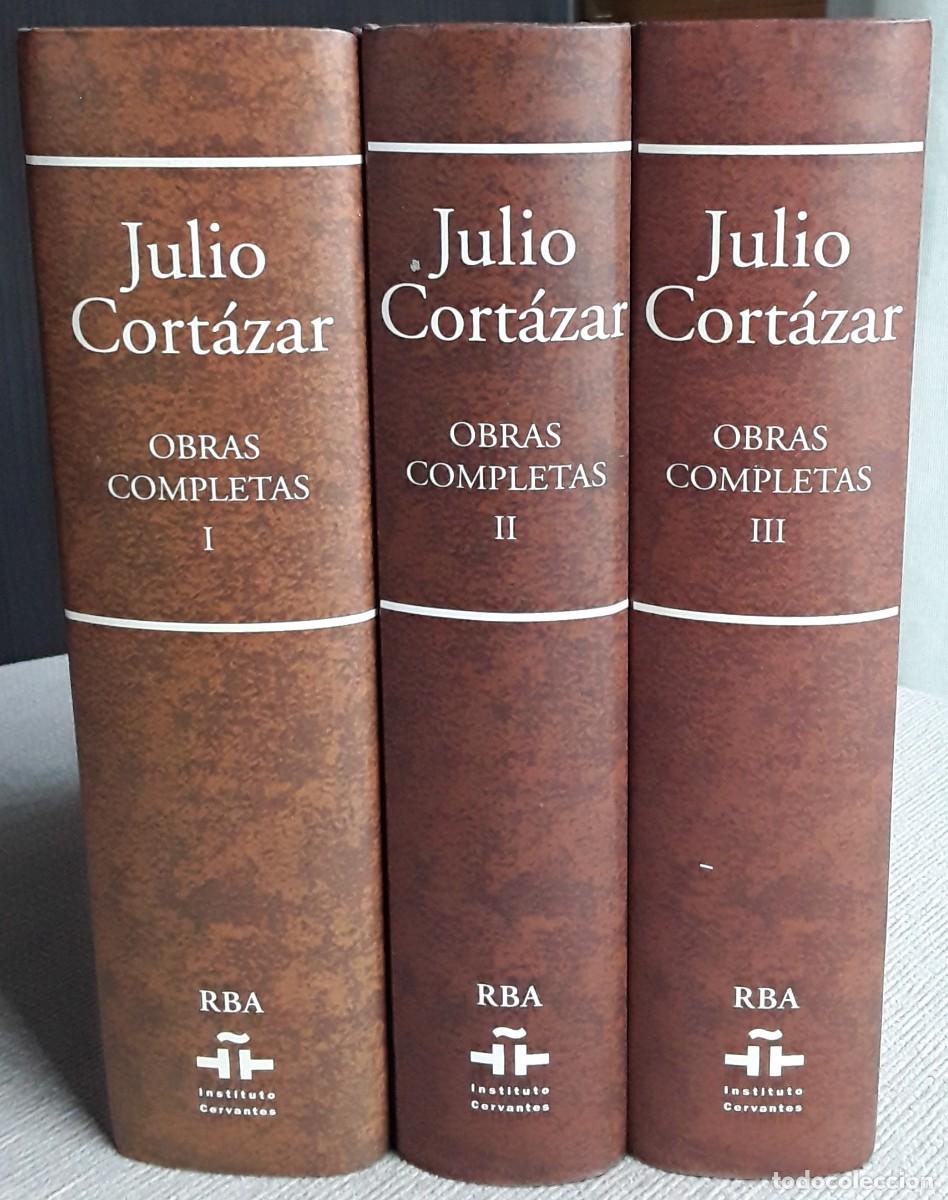Libros de segunda mano: JULIO CORT&Aacute;ZAR. OBRAS COMPLETAS. TRES TOMOS. - Foto 2