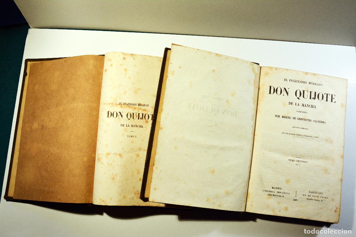 Libros de segunda mano: LIBRO DON QUIJOTE EDICION 1857 - Foto 2