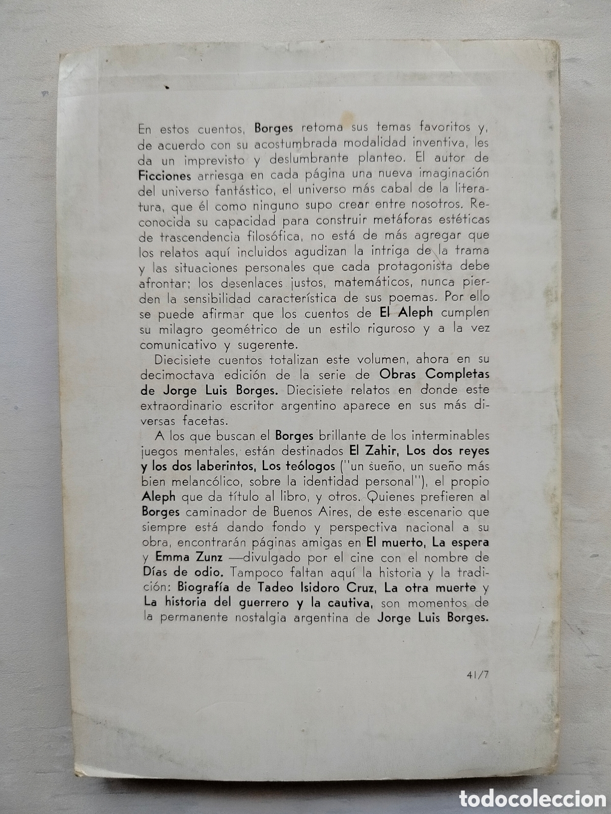 Libros de segunda mano: Jorge Luis Borges 1974 - Foto 2