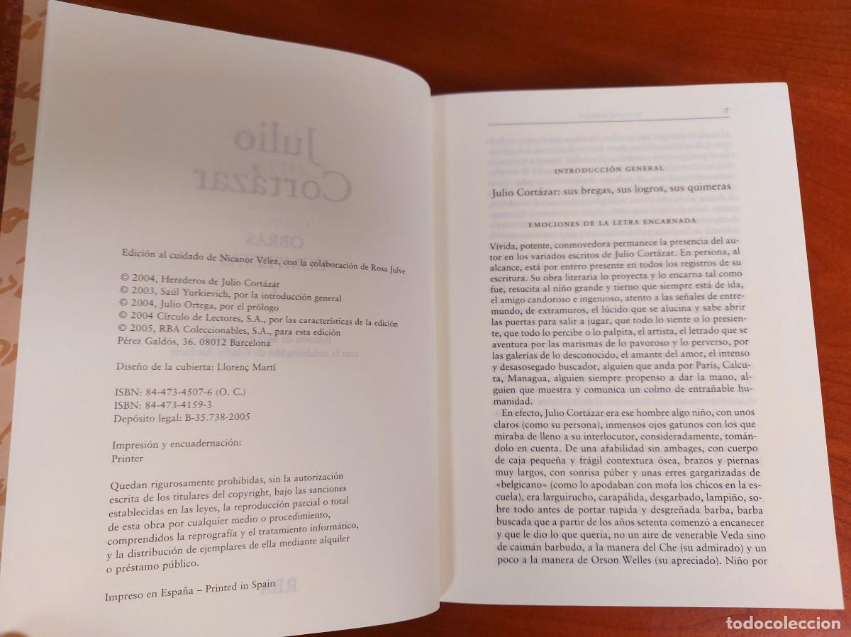 Libros de segunda mano: Julio Cortázar Obras Completas. 4 tomos (completa). RBA, 2005. - Foto 9