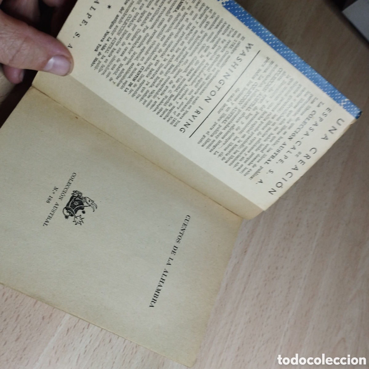 Libros de segunda mano: Cuentos de la Alhambra. Washington Irving. 1964. Espasa Calpe - Foto 4