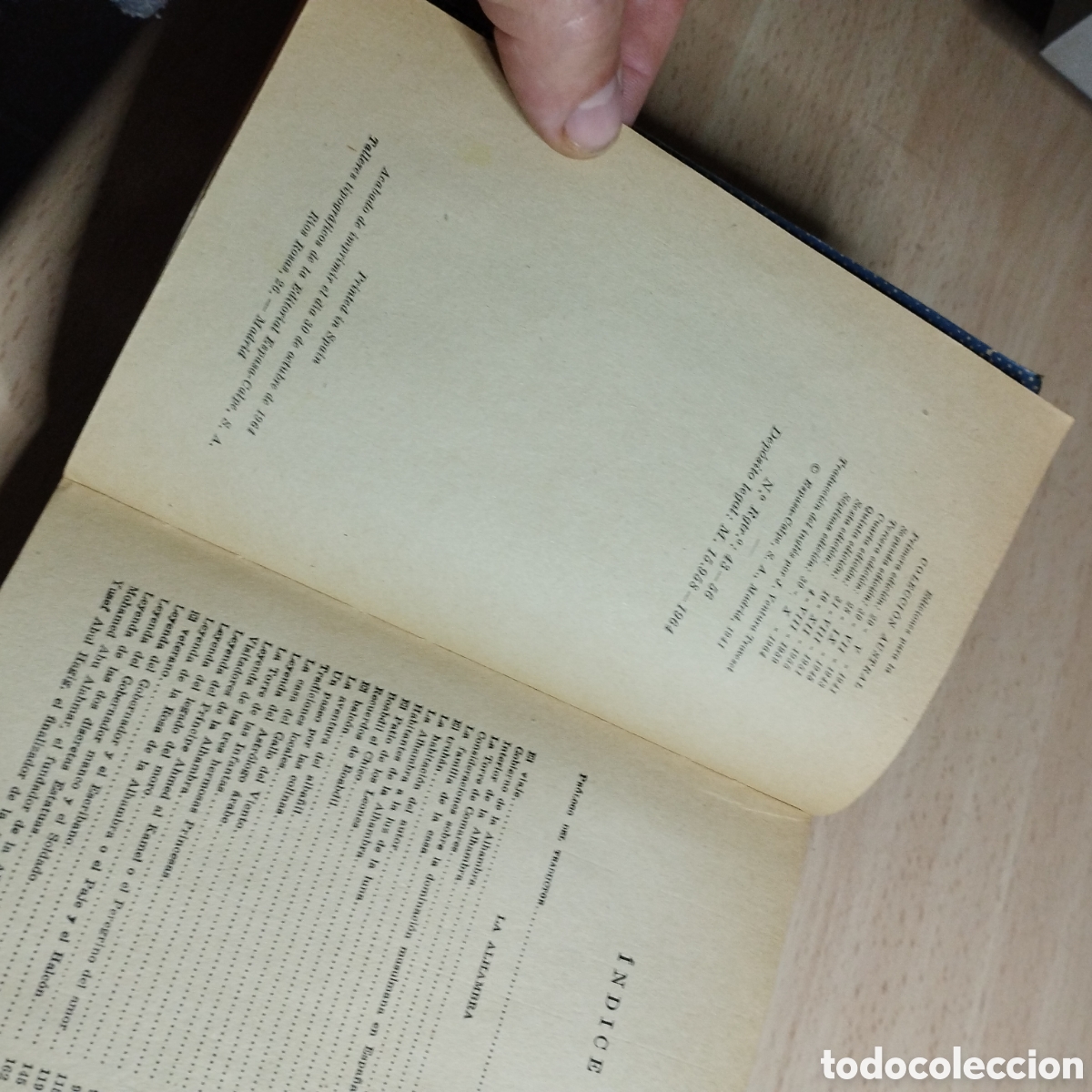 Libros de segunda mano: Cuentos de la Alhambra. Washington Irving. 1964. Espasa Calpe - Foto 7