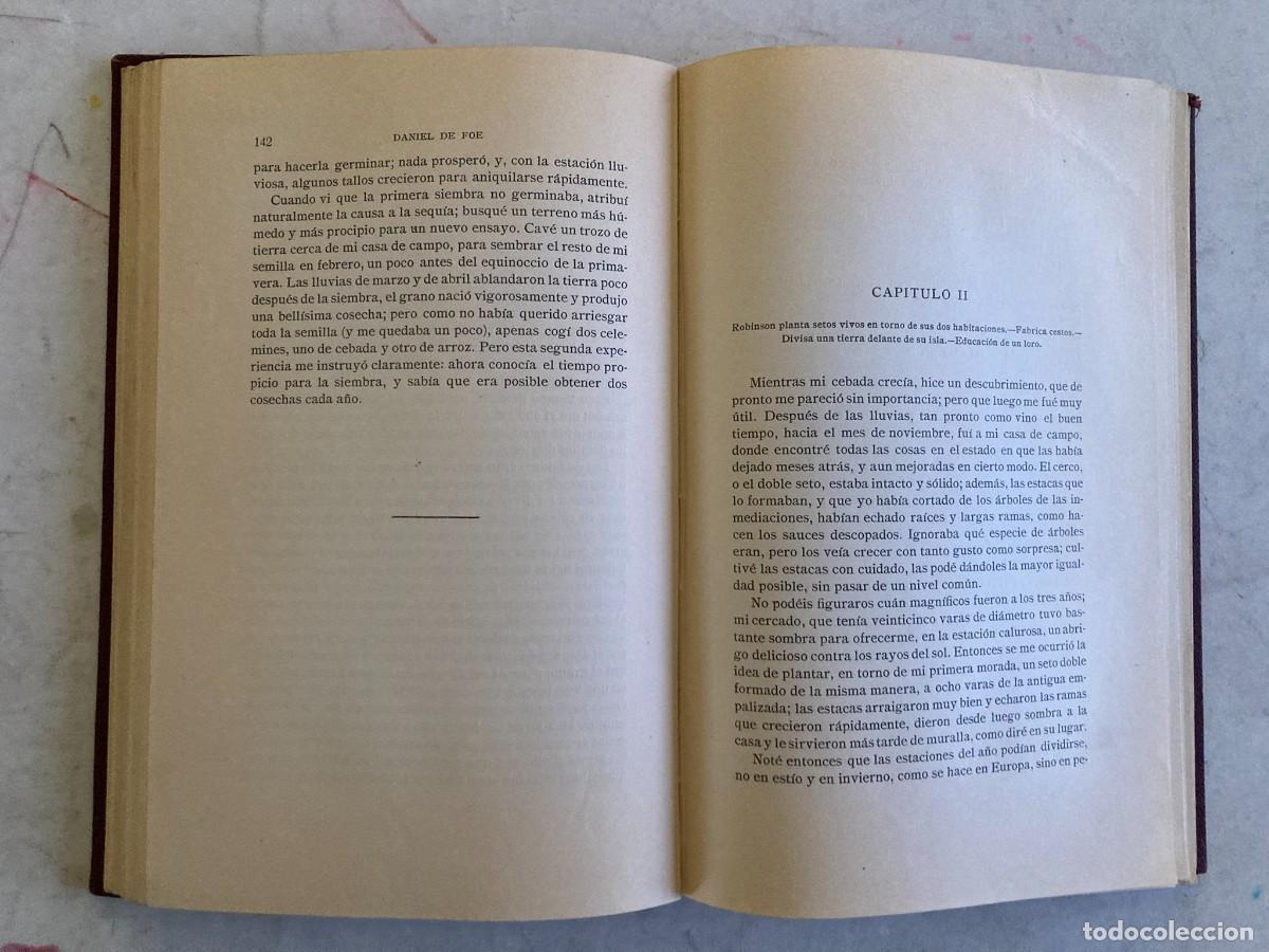 Libros de segunda mano: Robinson Crusoe, Daniel Defoe, 1914 - Foto 4